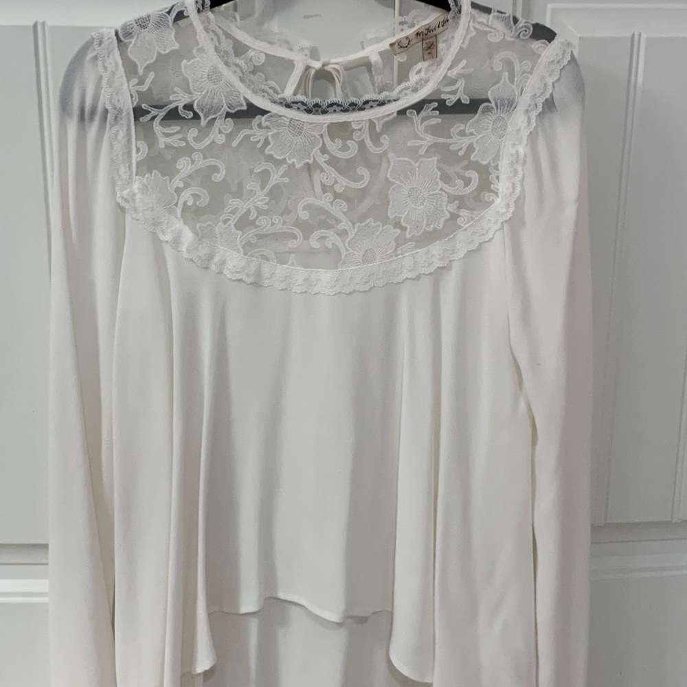 For Love and Lemons white blouse